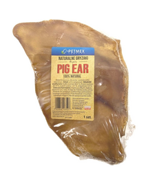 PETMEX Ureche de porc 1buc. recompensa dentara caini