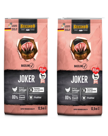 BELCANDO Baseline Joker Grain Free 2 x 12,5 kg hrana caini rasa mica si medie