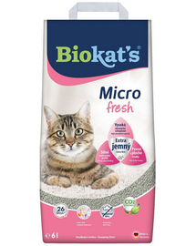 BIOKAT'S Micro Fresh 6 l granule fine de bentonită