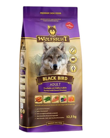 WOLFSBLUT Black Bird Adult hrana pentru caini, curcan si cartofi dulci 12,5 kg