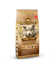 WOLFSBLUT Range Lamb Adult Sac hrana caine, cu miel si orez brun 12,5 kg