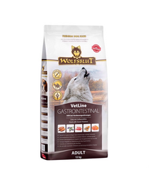WOLFSBLUT VetLine Gastrointestinal cu rață și cartofi dulci 12 kg pentru câini adulți