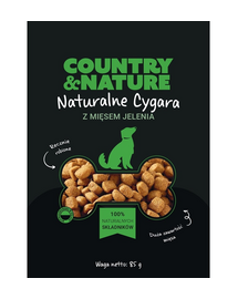 COUNTRY&NATURE snacks pentru caini 20x85 g cu cerb
