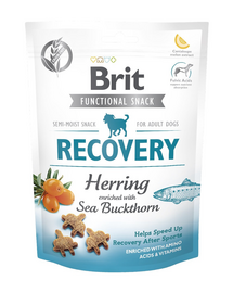 BRIT Care Dog Functional snack Recovery Herring 150g recompense cu hering pentru cainii activi