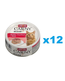 ANIMONDA Carny ocean Hrana umeda cu ton si vita pentru pisici adulte 12x80g