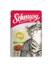SCHMUSY RAGOUT curcan in aspic hrana pisica 22x100 g