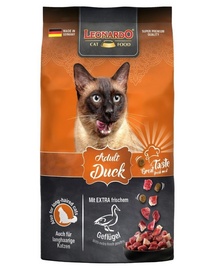 LEONARDO Adult Duck & Rice hrana pentru pisici cu rata si orez 1,8 kg