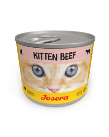 JOSERA Kitten Hrana umeda pisoi, cu vita 200g