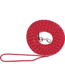 TRIXIE Junior lesa de dresaj pentru catei XXS–XS: 8 m/ 4 mm rosu