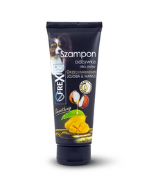 FREXIN Sampon pentru caini 2in1 cu balsam, jojoba si mango 220 g