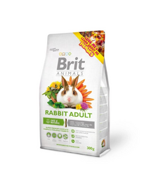 BRIT ANIMALS Rabbit Adult Complete 300g hrana pentru iepuri adulti