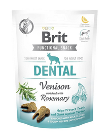 BRIT Care Dog Functional snack Dental Venison 150g Recompense dentare caini, cu vanat
