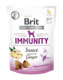 BRIT Care Dog Snack Immunity Insect 150 g recompense câini imunitate