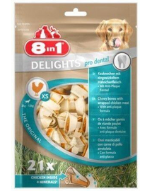 8IN1 Recompensă Dental Delights Bones XS 21 pcs.