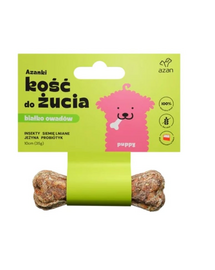 AZANKI Os de ros pentru catelusi Puppy 10cm cu insecte