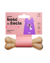 AZANKI Os din piele de cal pentru caini S/M 12cm