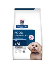 HILL'S Prescription Diet z/d Mini Food Sensitivities 6 kg pentru câini de talie mică