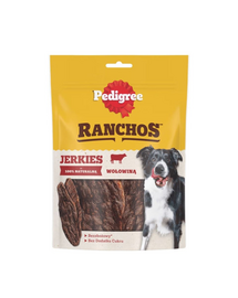 PEDIGREE Ranchos Jerkies 7x180 g recompense fara cereale pentru caini adulti cu vita