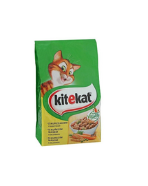 KITEKAT Hrana uscata pisici, cu pui si legume 300 g