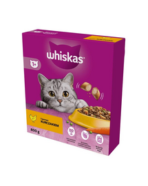 WHISKAS Adult+1 Hrana pisici adulte, cu pui 800g