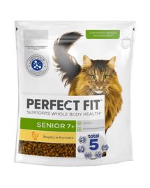 PERFECT FIT Senior 7+ 750 g hrana pentru pisica senior, bogata in pui