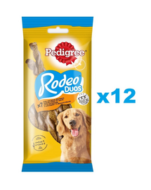 PEDIGREE Rodeo Duos 12x123g  Pachet recompense cu pui si bacon pentru caini
