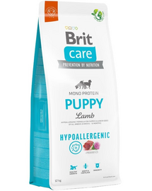 BRIT Care Hypoallergenic Puppy Hrana uscata catei, cu miel 12 kg