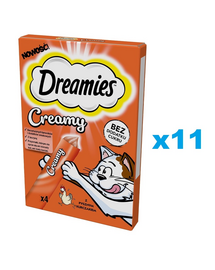 DREAMIES Creamy recompensa cremoasa pentru pisici 44x10 g cu pui