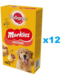 PEDIGREE Markies Original 12x500g Biscuiti pentru caini