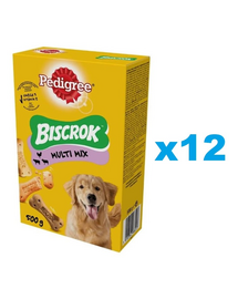 PEDIGREE Multi Mix Biscrok Set biscuiti pentru caini 12x500 g