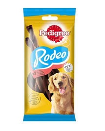 PEDIGREE Rodeo snack pentru caine, cu vita 122 g