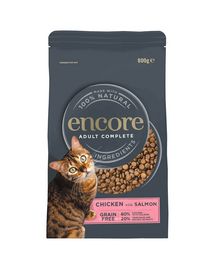 ENCORE Cat hrana cu somon si pui pentru pisici 3x800g fara cereale