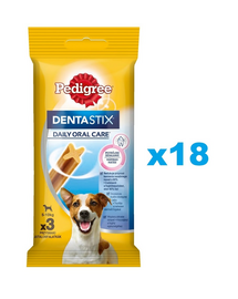 PEDIGREE DentaStix Recompense caine, talie mica, batoane dentare 18x45g