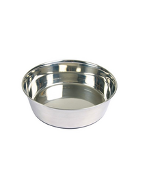 TRIXIE Bol pentru caine, din metal cu baza din cauciuc 0.5 l/14cm