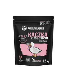 PAKA ZWIERZAKA Hrana pentru catei cu rata si somon 1,5kg