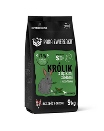 PAKA ZWIERZAKA Seventh Heaven Hrana pentru catei, cu iepure si plante salbatice 9 kg