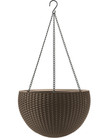 CURVER Ghiveci suspendat pentru flori Rattan Style