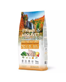 Mancare pentru caini ARQUIVET Fresh semi-umeda 10 kg curcan si peste oceanic