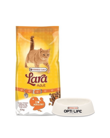 VERSELE-LAGA Lara Adult Turkey & Chicken 10 kg + bol pisica GRATIS