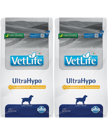 FARMINA Vet Life Ultrahypo - Hrana uscata caini cu intoleranta alimentara 2x 2 kg