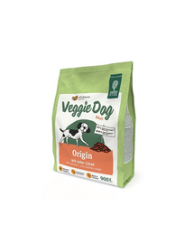 GREEN PETFOOD VeggieDog Origin hrana pentru caini 900g cu linte rosie