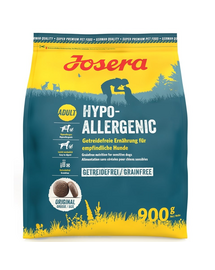 JOSERA Hypoallergenic 900 g hrana fara cereale pentru caini sensibili
