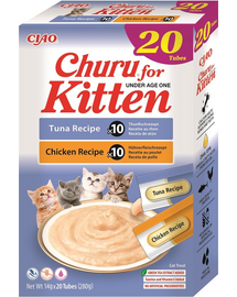 INABA Churu Cat Kitten 20x14g recompensa crema pentru pisoi