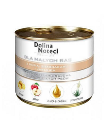 DOLINA NOTECI Premium small breeds cu gâscă, cartofi și măr 185 g