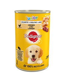 PEDIGREE Junior Hrana umeda catei, cu Pui in Aspic 400 g