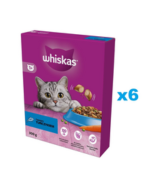 WHISKAS Adult 6x300g hrana uscata pentru pisici, cu ton delicios