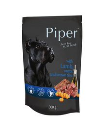 DOLINA NOTECI PIPER cu miel, morcov și orez brun 500 gr