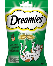 DREAMIES 60 g Recompense pentru pisici, cu iarba matei