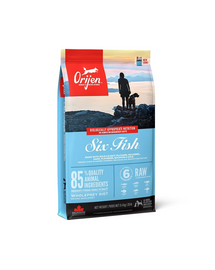 ORIJEN 6 Fish Dog hrana uscata caini pentru toate rasele, varstele 11.4 kg