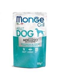 MONGE Grill hrana umeda pentru caini, cu carne de cod 100 g